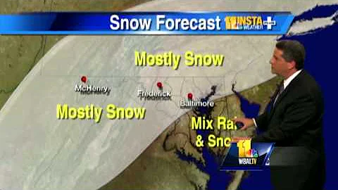 Tony updates snow forecast