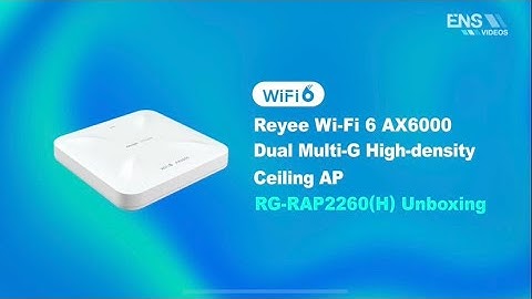 Wi-Fi 6 AX6000 High-density Outdoor Access Point: RGRAP2260H Unboxing