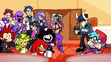 FNF Termination EX   But Everyone Sings It 🎤 Different Characters Sing ItVS QT