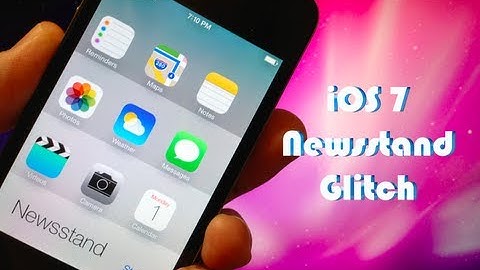 iOS 7 Newsstand Glitch