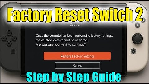 🎮 How to Factory Reset Nintendo Switch 2 ⚠️ Full Reset Guide!