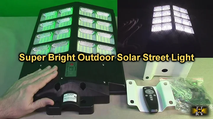 WYWNA LED Outdoor Solar Street Light IP65 Waterproof, Dusk to Dawn Sensor and Motion Sensor REVIEW