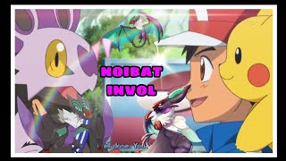 Pokèmon ( Ash's Noibat evolves into Noivern ) English Dubbed | Season 19 XYZ