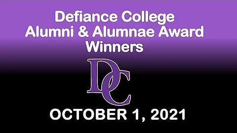 DC 2021 Homecoming Alumni/ae Award Winners