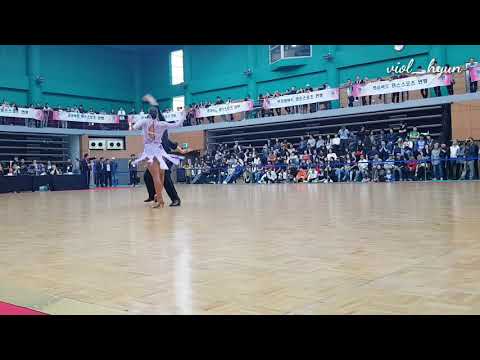 제100회 전국체전 댄스스포츠 일반부 라틴5종목 Final Rumba 김민제 & 함혜빈