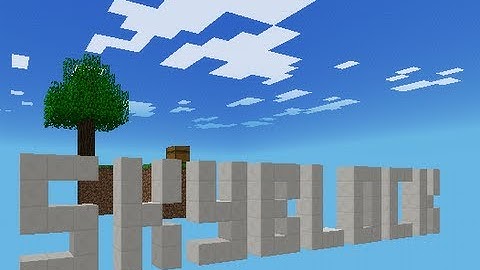 Minecraft PE Skyblock: Episode 2: Mob Grinder fail!