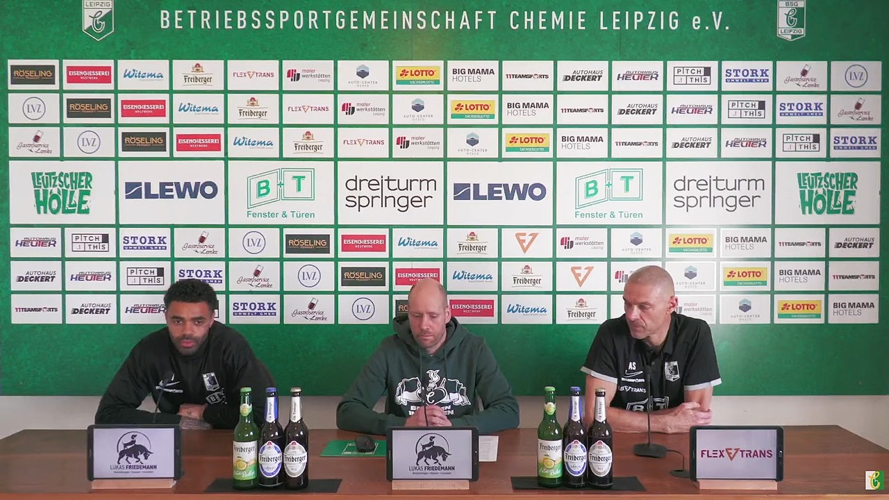 Pressegespräch vor Chemie – Chemnitzer FC