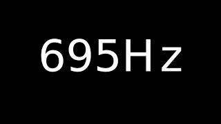 Speaker Sound Test 695Hz
