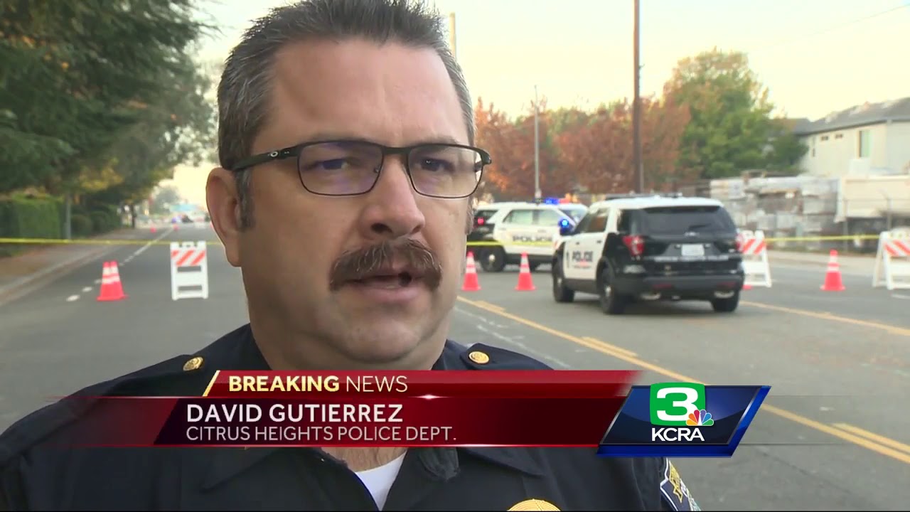 Officer involved shooting in Citrus Heights shuts busy street - YouTube