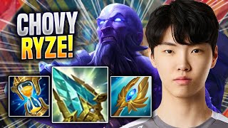 CHOVY PERFECT GAME WITH RYZE! - GEN Chovy Plays Ryze MID vs Twisted Fate! | Season 2023