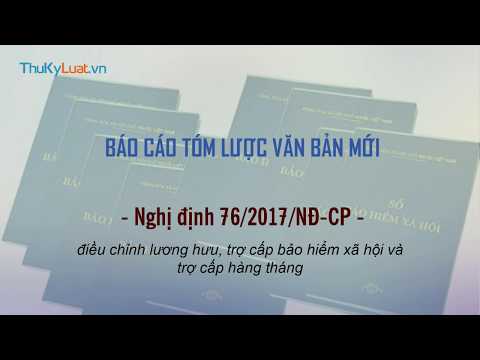 Lương hưu và trợ cấp BHXH: Tăng thêm 7,44% từ 01/7/2017