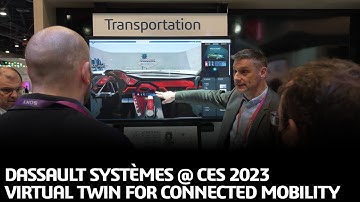 Virtual Twin for Connected Mobility | CES 2023 | DASSAULT SYSTEMES 3DEXCITE