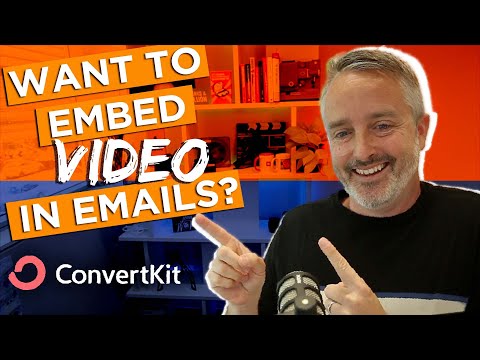 How to EMBED VIDEO in Email (ConvertKit Tutorial)