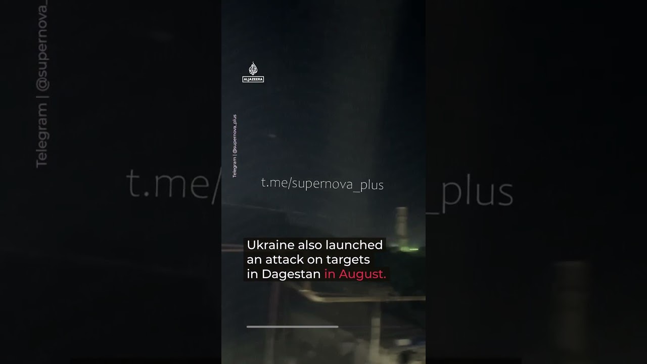 Ukrainian drones strike Russian Caspian Sea port in Dagestan