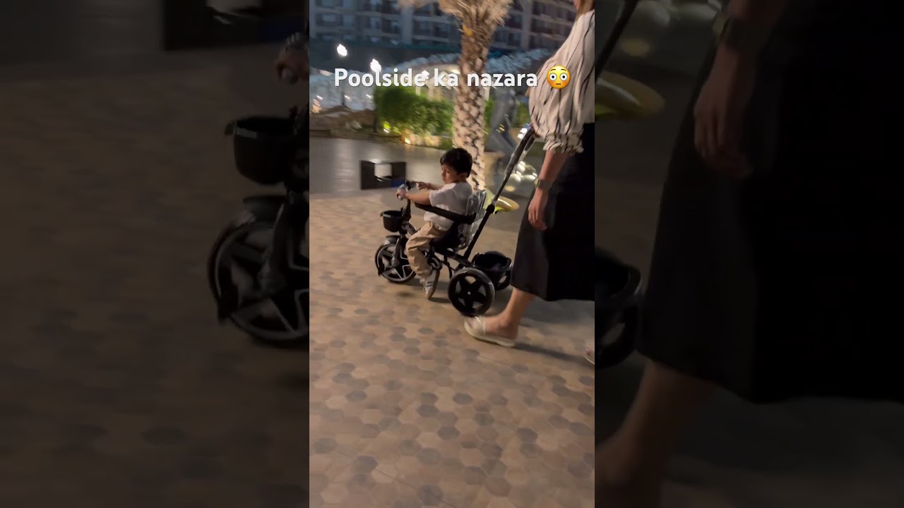 Neev and his Birthday Gift 🎁 🎂 #himanikachulha #Birthdaygift #poolsideride #ytshorts #trending