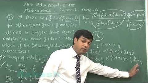 JEE-Advanced 2015 Paper-2 Solution-Maths Video [Q. 53-54] By Aakash