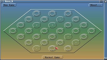 AMIGA HEXAQ HEXA Q By Charles N Jacob hexagonal shaped peg game