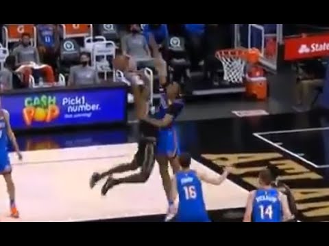 Nathan Knight with a dunk vs the Houston Rockets