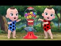 Learn color for toddlers | Wheels On The Bus música colorida Infantil Nursery Rhymes