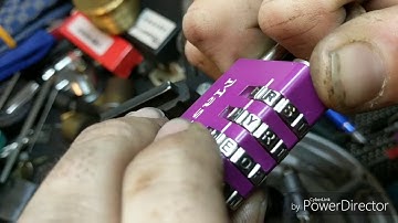 (422) Master (4-Letter Dial) Combo Padlock decoded