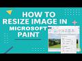 How to Resize Image in MS Paint | How to Change Image Size in Paint | Change Picture size in Paint