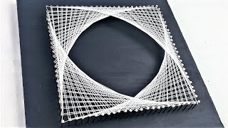 String Art - How to do geometric triangles