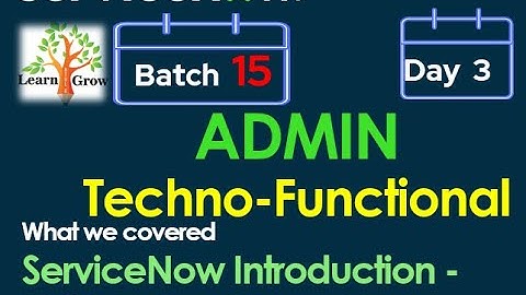 CSA Admin Batch15 | Day 3 | ServiceNow Introduction - Roles #Shorts #Short