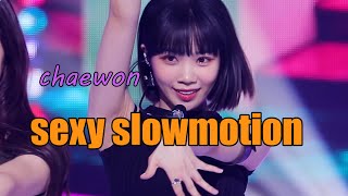 4K slowmotion Lesserafim chaewon sexy dance 11