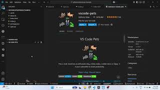 VSCode INSANE Extension to Add Pets and Animals in Code Window