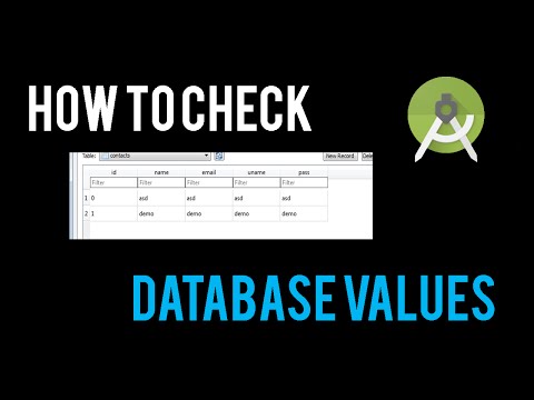 How to check Sqlite Database Values