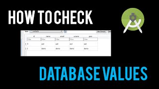 How to check Sqlite Database Values