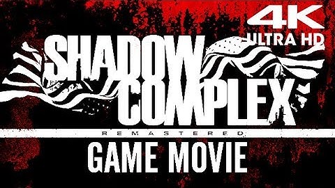 SHADOW COMPLEX REMASTERED All Cutscenes (Full Game Movie) 4K 60FPS Ultra HD