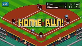 Home Run! Pixel Pro Baseball Gameplay Texas vs Washington Short