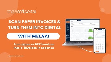 Convert Paper PDF and Email Invoices into Digital Format with MelaAI #ocr #emailparser #einvoicing