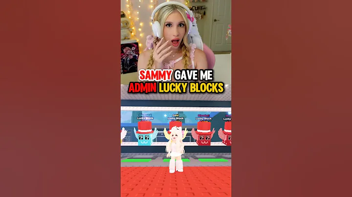 SAMMY Gave ME “ADMIN” LUCKY BLOCKS In STEAL A BRAINROT on ROBLOX! 😱