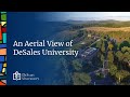 An aerial view of desales university