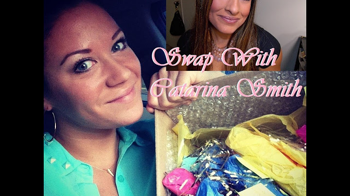 *Beauty SWAP with Catarina Smith*