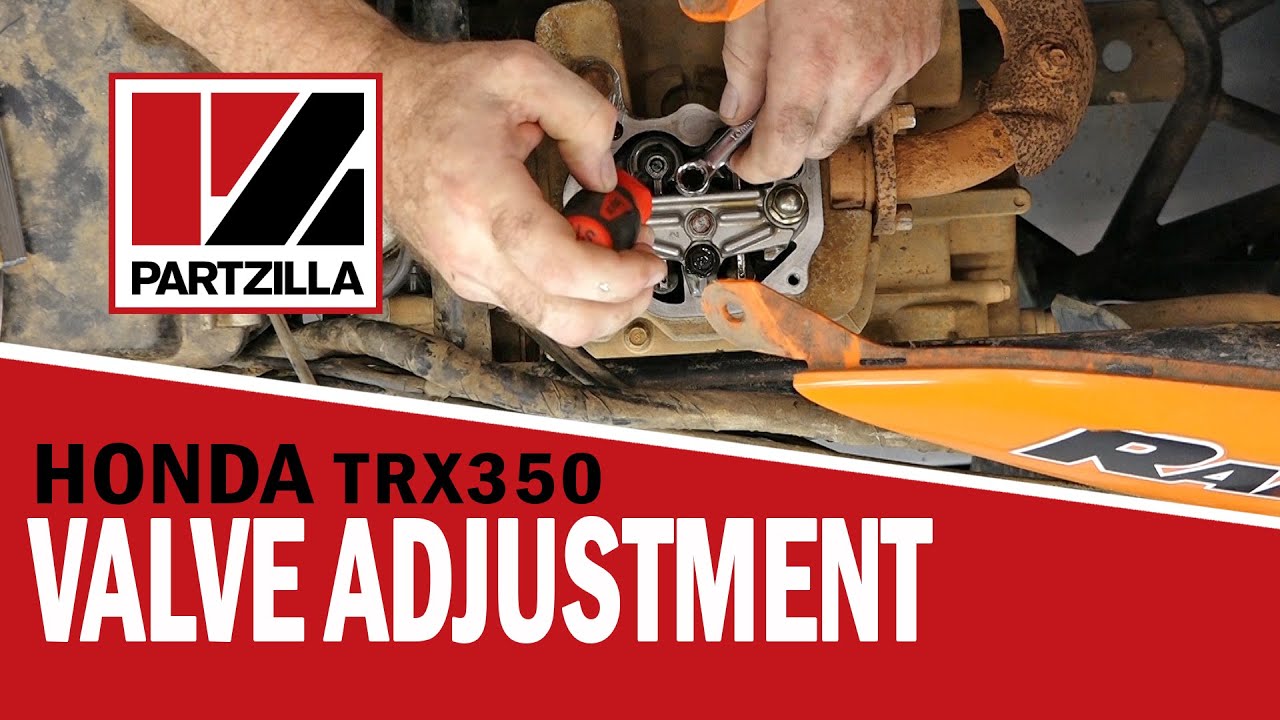 Honda Rancher 350 Valve Adjustment YouTube