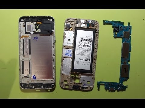 Samsung J3 17 J330fn Teardown طريقة فتح سامسونج Youtube