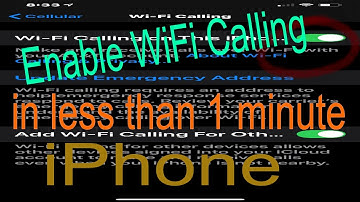Enable iPhone WiFi Calling in Less than One Minute