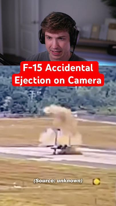 F-15 Accidental Ejection on Camera