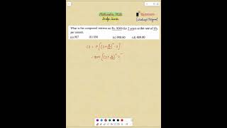 CI as Compound Interest increseases your interest in Math #aftersee #bridgecourse #NOS #Nepalonlines