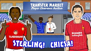 STERLING TO MAN UTD? CHIESA TO LIVERPOOL? OSIMHEN TO CHELSEA? (Transfer Market Fabrizio Romano)