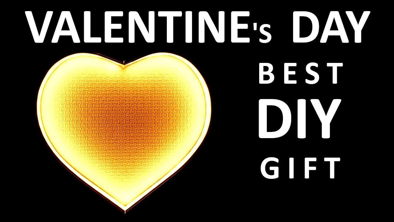 The BEST GIFT for VALENTINE's DAY DIY How to make Walllamp YouTube