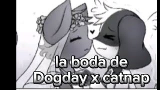 comic la boda - Dogday x catnap 🧡💜 ( no mío)