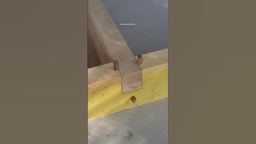 I made a super strong lap joint using hand tools #shorts #diy #woodworking