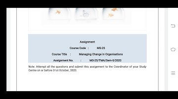 MS 25 Ignou Solved Assignment