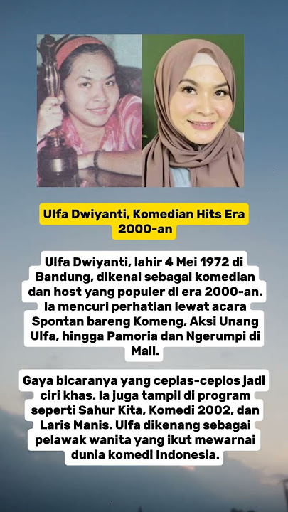 Ulfa Dwiyanti, Komedian Hits Era 2000-an