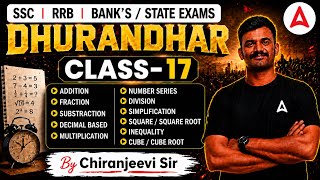 SPEED Maths Class-17 | Maths For All Competitive Exams in Telugu | By Chiranjeevi Sir
