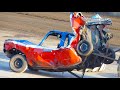 Banger racing biggest crashes of 2022 hardest hits compilation